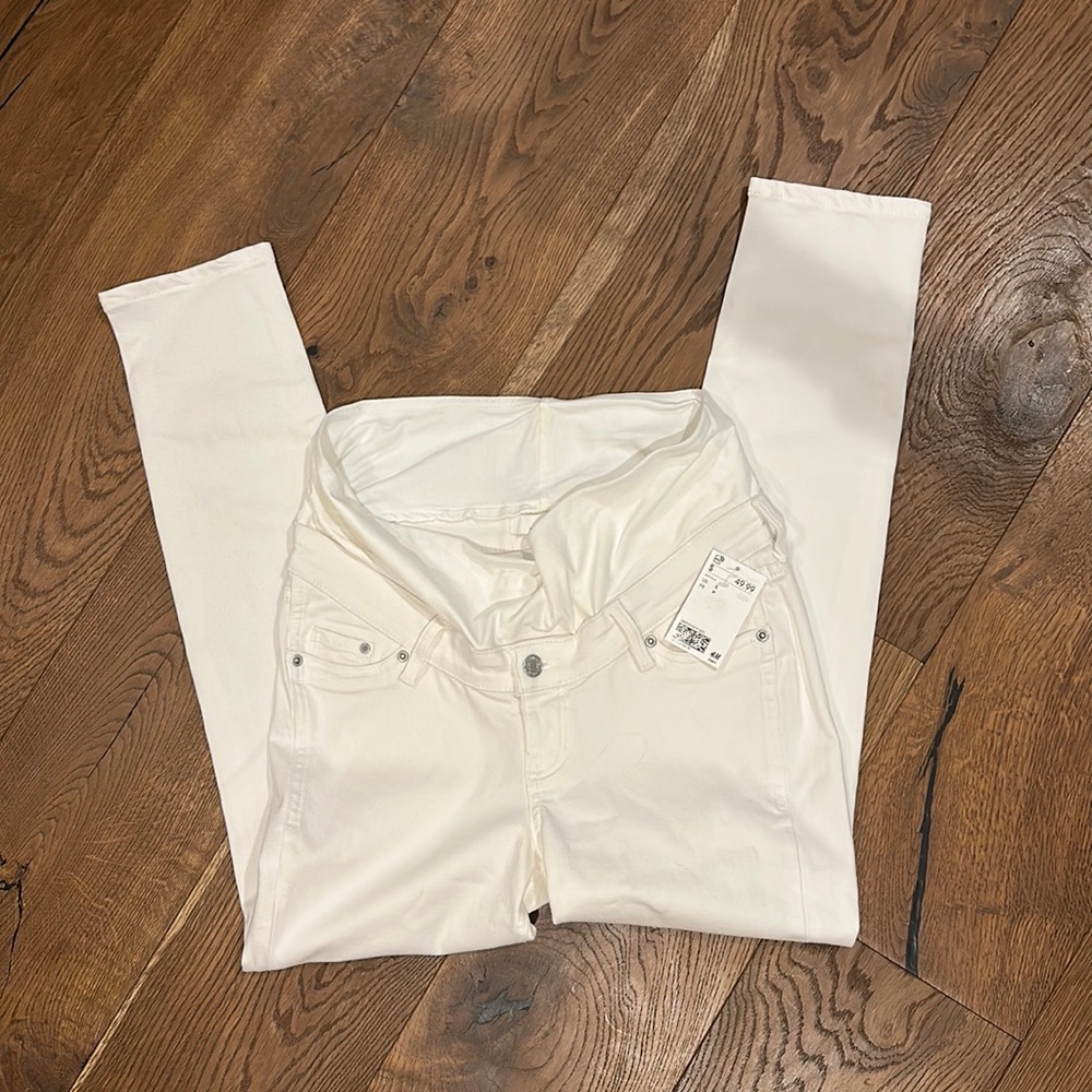 Maternity Jeans - White